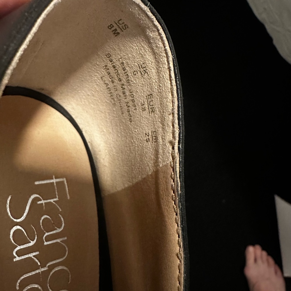 Franco Sarto Classic Black Heels - Picture 9 of 9